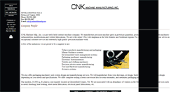 Desktop Screenshot of cnkmachinemfg.com